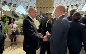 İlham Əliyev Dubayda Ərdoğanla görüşdü - FOTOLAR