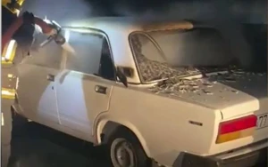 Bakıda “07” yandı - VİDEO