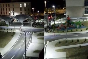 Füzuli şəhərindən gecə görüntüləri - YENİ VİDEO