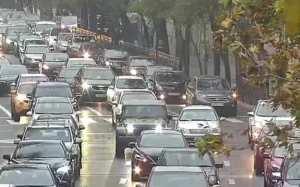 Bakının bir sıra küçə və prospektlərində tıxac var - SİYAHI