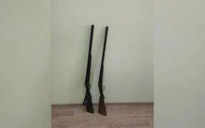 Saatlıda sənədsiz silahlar polisə təhvil verildi