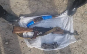 Samuxda yol kənarında silah-sursat AŞKARLANDI