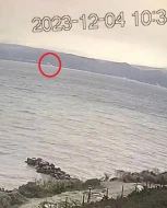 Zəlzələ zamanı dənizin ortasından tüstü çıxdı - FOTO