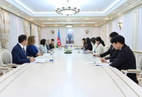 Spiker Koreya nümayəndə heyəti ilə görüşdü