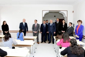 Bu şəhərdə ilk dəfə olaraq təhsil müəssisələrinin yardımçı heyəti üçün test imtahanı keçirildi