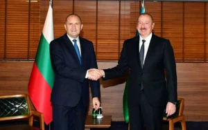 Prezident bolqarıstanlı həmkarı ilə görüşdü - FOTO