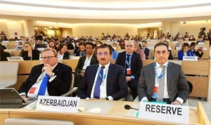 Mirsaleh Seyidov Azərbaycanı Cenevrədə yüksək səviyyəli beynəlxalq tədbirdə təmsil etdi - FOTOLAR