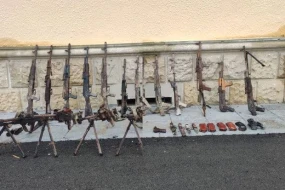 Füzulidə silah-sursat aşkar edildi - VİDEO