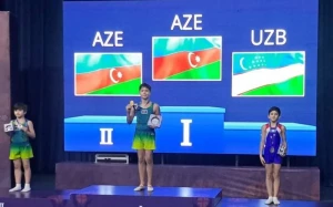Azərbaycan gimnastları beynəlxalq turnirdə növbəti medallara sahib oldular