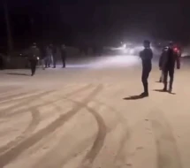Quba-Qusar yolu buz bağlayıb - VİDEO