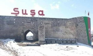 Şuşaya ilk qar yağdı - VİDEO