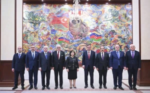 Milli Məclisin sədri Türkiyənin vitse-prezidenti ilə görüşdü - YENİLƏNDİ