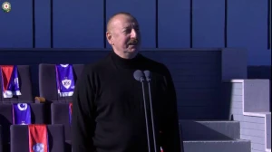 Prezidentin Xankəndi stadionundakı çıxışının TAM MƏTNİ - YENİLƏNDİ (VİDEO)