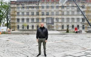 Prezident Şuşada tikinti-bərpa işləri ilə tanış oldu
