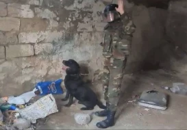 Bakıda silah-sursat aşkarlandı - VİDEO