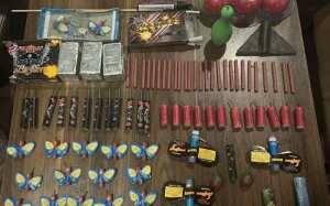 Yasamalda pirotexniki vasitələrin satışını təşkil edən şəxs saxlanıldı