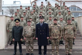 Hərbi Prokurorluq Ulu Öndərin 100 illik yubileyi ilə bağlı Xankəndidə tədbir keçirdi - FOTOLAR