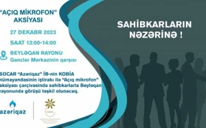 “Azəriqaz”ın sahibkarlarla növbəti görüşü keçiriləcək