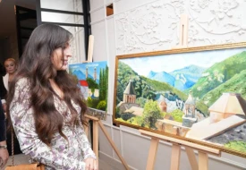 Leyla Əliyeva “Ürəkdən-ürəyə” adlı konsertdə - FOTO