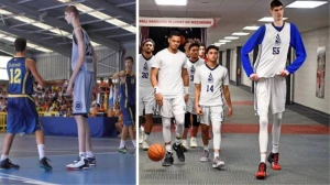2 metr 31 sm boylu gəncin karyerasının faciəvi sonu - Basketbolu buraxdı