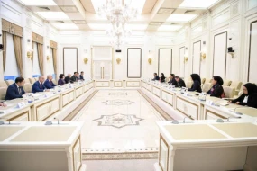 Sahibə Qafarova indoneziyalı deputatlarla görüşdü