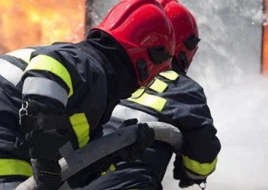 Azərbaycanda ev yandı