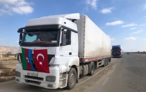 Növbəti yardım karvanı Türkiyəyə yola salındı - FOTO