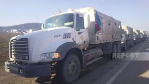 FHN-in Türkiyəyə göndərdiyi növbəti humanitar yardımı Kahramanmaraşa çatdı - FOTOLAR