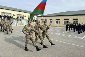 Azərbaycan Ordusunda andiçmə mərasimləri keçirildi - FOTOLAR