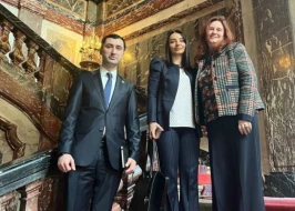 Leyla Abdullayeva italiyalı və cibutili həmkarı ilə görüşdü