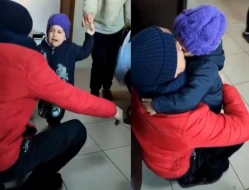 Zəlzələdə 4 nəfərlik ailədən sağ qalan ata və qızı 8 gün sonra görüşdü - VİDEO