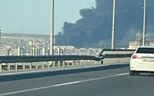Binəqədidə yanğın söndürüldü