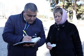 Sakinlər \"Açıq mikrofon\"da bir sıra problemlərini səsləndirdi - FOTOLAR