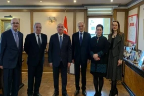 Polad Bülbüloğlu Türkiyə səfirliyində - FOTO