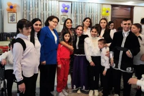 Leyla Əliyeva uşaqlar üçün sosial xidmət müəssisəsində -FOTOLAR