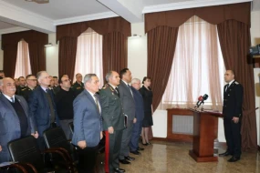 Xocalı soyqırımının 31-ci ildönümü ilə əlaqədar Hərbi Prokurorluqda konfrans keçirildi - FOTOLAR