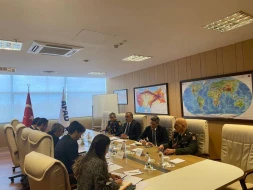 Azərbaycan səfiri AFAD-ın Koordinasiya Mərkəzində olub