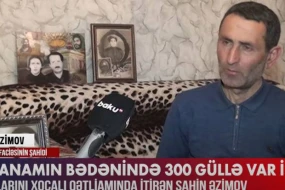 \"Ata-anamın bədənində 300 güllə var idi” - Xocalı sakini (VİDEO)