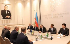 Kamran Əliyev Litvanın Xüsusi İstintaq Xidmətinin rəhbəri ilə görüşdü - FOTO