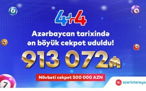 Azərbaycanda 913 000 manatlıq cekpot uduldu - Tarixi uduş