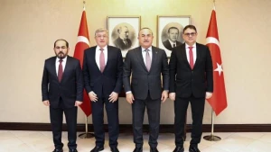Çavuşoğlu Suriya müxalifətinin liderlərini qəbul etdi
