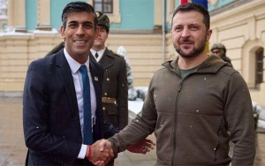 Zelenski Sunakla danışıqlar apardı