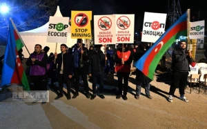 Xankəndi-Laçın yolu: aksiya  davam edir - FOTOLAR