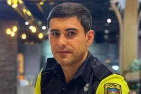 Binəqədidəki partlayışda həlak olan polis əməkdaşı dəfn edildi - FOTO