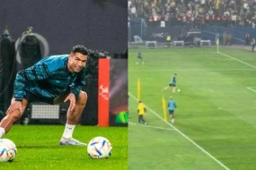 Ronaldu yeni komandası ilə ilk dəfə məşq etdi - VİDEO