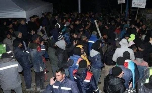 Xankəndi-Laçın yolu: Şaxtalı havada da aksiya davam edir