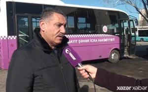 Bu marşrut avtobuslarının sürücüləri işə çıxmaqdan imtina edirlər - Video