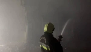 Yanğından sonra \"Sədərək\"dən geriyə qalan mənzərə - VİDEO