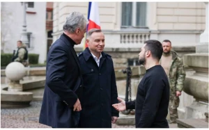 Ukrayna, Polşa və Litva prezidentləri  birgə bəyannamə imzaladı