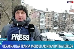 Ukraynalılar Fransa məhsullarından imtina edirlər - VİDEO